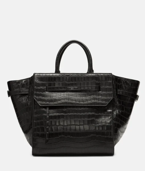 Croco Lora Satchel L