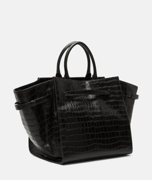 Croco Lora Satchel L