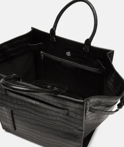 Croco Lora Satchel L